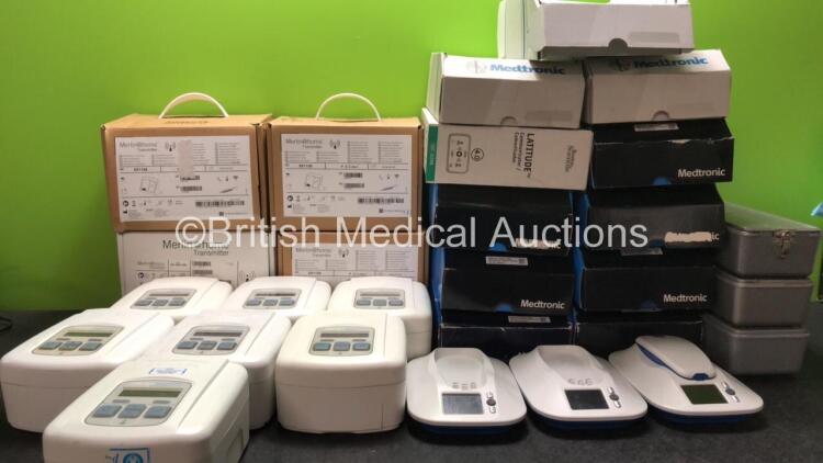 Mixed Lot Including Devilbiss Sleep Cubes, Merlin Transmitters and Medtronics My Care Links and Sphygmomanometers *SN BTL010444E, BTL030191E, BTL016316E, IK200933, IK011728, IK006957, IK008044, IKO11880, IK200805, IK003257, IK003201, IK001716, IK006375, I