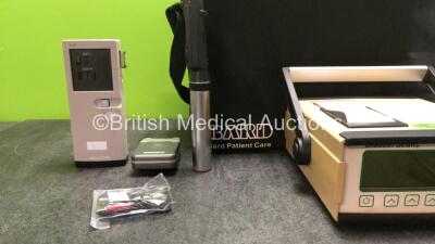 Mixed Lot Including 1 x Nellcor N-20 P Pulse Oximeter (Untested Due to Possible Flat Battery) 1 x Keeler Specialist Otoscope, 1 x TPN 200 Plus Tens Machine, 1 x Riello UPS Unit (Powers Up) 1 x Bard Bladder Scan Model BVI 2500 Bladder Scanner with 1 x AC P - 2