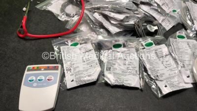 Mixed Lot Including Large Quantity of Eden Instruments Temperature Probes,1 x GE CAM HD Module, 5 x BP Cuffs, 2 x Edwards Lifesciences 8960CK-PNL Connection Cable and 1 x Stethoscope - 2