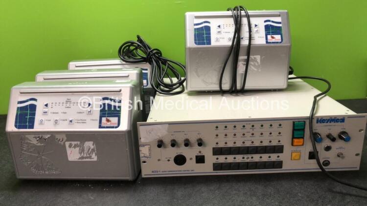 Mixed Lot Including 4 x Park House Mattress Pumps and 1 x Keymed ACCU-1 Audio Communications Control Unit