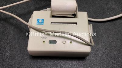 Nidek KM-500 Auto Keratometer with 1 x Battery Charger and 1 x Printer (No Power with Loose Casing-See Photo) *SN 30321* - 2