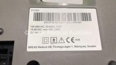 Mixed Lot Including 1 x Breas PV 102 + Ventilator (Powers Up) 1 x Breas PV 403 Ventilator (Powers Up) 1 x Fisher & Paykel Ref ICON Series Humidifier Unit (Powers Up with Missing Lid-See Photo) 2 x Respironics REMstar Plus CPAP Units with 1 x REMstar Heate - 5