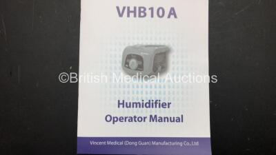 5 x Inspired Medical VHB10A Humidifiers (2 Pinned Power Supply) and 5 x Inspired VHC-25 Humidification Chambers (All Boxed in Excellent Condition) - 4