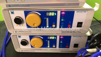 Job Lot Including 1 x Magstim Bi Stim 2CH Nerve Stimulator with 2 x Probes (Powers Up) 2 x Magstim 200 Mono Pulse Nerve Stimulator Units (Both Power Up) *SN 22220314D, 12222495P, 12222496P - 3