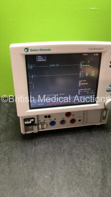 Datex Ohmeda Cardiocap 5 Anesthesia Monitor Including Spirometry, ECG, NIBP, SpO2, P1, P2, T1 and Gas Options with D-fend Water Trap (Powers Up) *SN FBUE01770* - 4