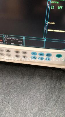 Datex Ohmeda S/5 Compact Anesthesia Monitor with 1 x Datex Ohmeda M-NESTPR Module Including ECG, SpO2, NIBP, T1, T2, P1, P2 Options, 1 x Datex Ohmeda M-P-00-03 P3 Module (Powers Up) *SN 5218168* - 7