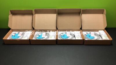 4 x GE Toco Transducers Button and Loop *Mfd 2019* (Unused in Box) *A19SQJ0218PS - A19SQJ0259PS - A19SQJ0213PS - A19SQJ0219PS*