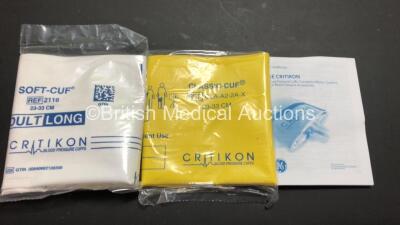 Job Lot of 180 x GE Critikon Soft-Cuf (160 x Adult Long, 20 x Long) - 2