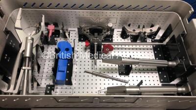 I x Biomet Tibial Surgical Set in Osteonics Tray and 1 x Vanguard Premier Femoral Surgical Set in Osteonics Tray - 3