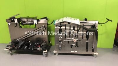 2 x Orthopedic Systems Accessories Trolleys with Accessories