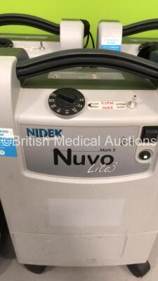 5 x Nidek Medical Nuvo Lite 3 Oxygen Concentrators Mark 5 Model 935 OCSI (Stock Photo Used) - 3