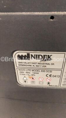 5 x Nidek Medical Nuvo Lite 3 Oxygen Concentrators Mark 5 Model 935 OCSI (Stock Photo Used) - 4