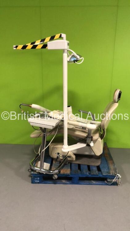 Clesta Dental Chair with Dental Light, Dental Delivery Unit, Handpiece, X-Ray Timer and Sirona Dental X-Ray