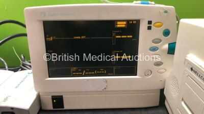 Job Lot Including 1 x Datex Ohmeda S/5 Patient Monitors Including ECG, CO2, SpO2, NIBP and T1 Options with 1 x Power Supply (Powers Up with Missing Dial-See Photo) 1 x Datex Ohmeda S/5 Patient Monitor Including ECG, SpO2, NIBP and T Options with 1 x AC Po - 3