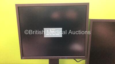 Job Lot Including 2 x Radi Force MX193 LCD Monitors and 1 x Flex Scan EV2450 Monitor (All Powers Up in Excellent Condition) - 2