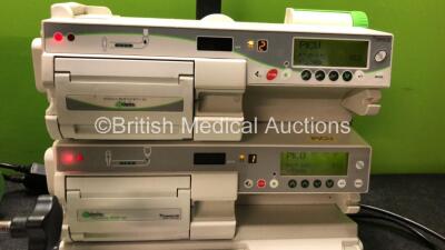 3 x Fresenius Vial Orchestra Base Units with 4 x Fresenius Vial Model MVP+ MS Infusion Pumps (All Power Up) *SN 19836118, 19836119, 20014339, 19836121, 20014341, 20014338* - 3