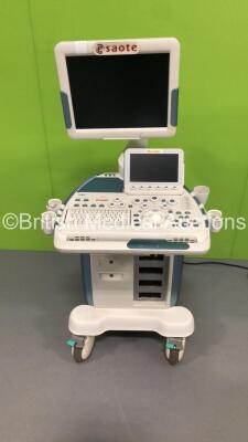 Esaote MyLab Class C Flat Screen Ultrasound Scanner Ref 970 6250 000 *S/N 2446* **Mfd 2012** (Powers Up and Trips - 110 Power Supply Not Included)