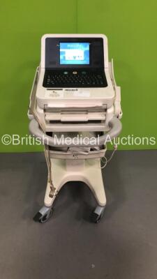 Philips PageWriter TC30 ECG Machine with 10 Lead ECG Leads (Powers Up) *S/N US4107166*