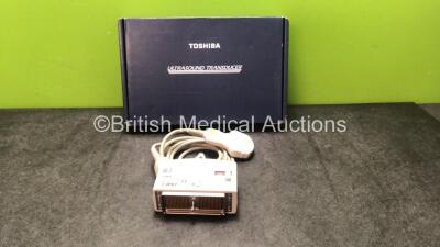 Toshiba PVT-375BT 6C1 Ultrasound Transducer / Probe *Mfd - 01/2019* in Case (Untested)