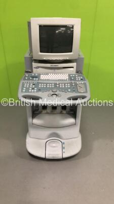 Acuson Sequoia C256 Ultrasound Scanner *S/N 54456* (No Power - 110 Power Supply Not Included - Missing Keys / Dials - See Pictures)