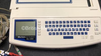 Mortara ELI 250 Series Electrocardiograph with 1 x 10 Lead ECG Lead (Powers Up) - 2