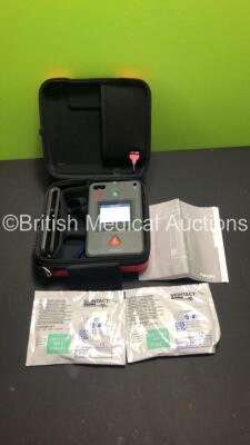 Philips HeartStart FR3 Defibrillator with 1 x Battery * Install Before Feb 2025 *,Manual and Electrodes in Carry Case (Powers Up) * SN C14L-01121 * *S*
