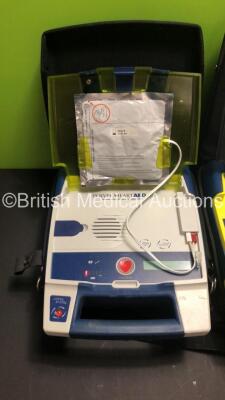 3 x Cardiac Science PowerHeart AED G3 Pro Defibrillators with 3 x Batteries and 3 x Carry Cases (All Power Up) - 2