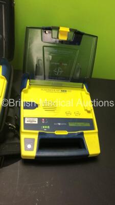 3 x Cardiac Science PowerHeart AED G3 Pro Defibrillators with 3 x Batteries and 3 x Carry Cases (All Power Up) - 4