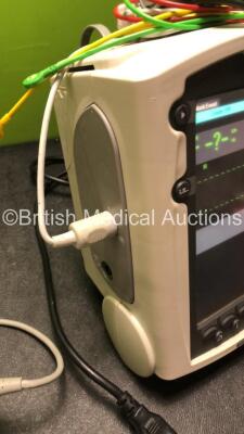 2 x Philips MRx Defibrillators Including ECG and Printer Options with 2 x Philips M3539A Power Adapters 2 x Paddle Lead, and 2 x 3 Lead ECG Leads (Both Power Up) *US00546550, US00546545* - 8