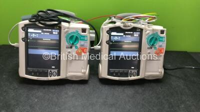 1 x Philips MRx Defibrillator Including ECG and Printer Options,1 x Philips MRx Defibrillators Including Pacer, ECG and Printer Options with 1 x Philips M3539A Power Adapter, 2 x Paddle Lead, and 2 x 3 Lead ECG Leads (Both Power Up) *US00546553, US0054652