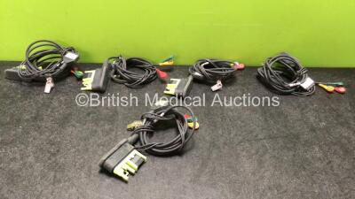 5 x Zoll 8000-0839 AED 3 Lead ECG Connection Leads