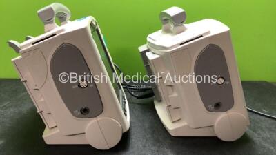 1 x Philips Heartstart MRx Defibrillator Including ECG and Printer Options, 1 x Philips Heartstart MRx Defibrillator Including Pacer, ECG and Printer Options with 2 x Philips M3539A Power Adapter and 2 x Philips M3538A Batteries (Both Power Up with Devic - 4