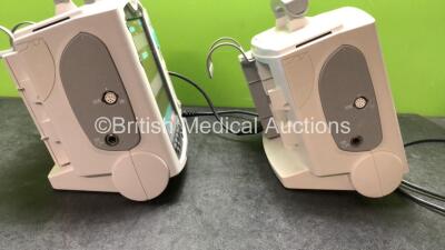 2 x Philips MRx Defibrillators Including Pacer, ECG and Printer Options (Both Power Up when Tested with Stock Batteries-Batteries Not Included) - 4