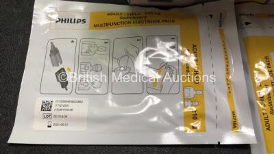 60 x Philips M3716A Heartstart Adult / Child Defibrillation Pads *All Out of Date* - 2