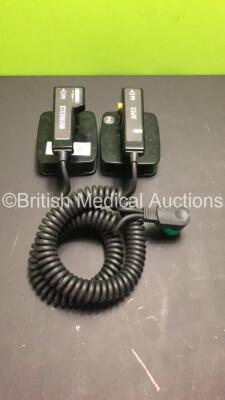 Medtronic M1722 External Defibrillator Hard Paddles * SN 84520 *