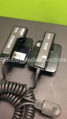 Medtronic M1722 External Defibrillator Hard Paddles * SN 84520 * - 3