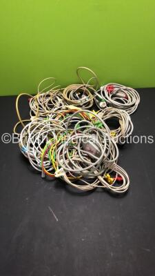 8 x 3 Lead ECG Leads (Stock Photo Used)