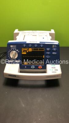 Philips HeartStart XL Smart Biphasic Defibrillator with Pacer,ECG and Printer Options (Powers Up) * SN US00120314 *