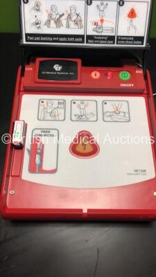 CU Medical Systems Inc AED IPAD Defibrillator Model NF1200 (Powers Up) * SN P1G49K254 * * Mfd 2008 * - 3