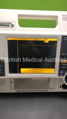 Physio-Control Lifepak 12 Defibrillator/Monitor Series with ECG Options with 2 x Batteries (Powers Up with Stock Battery-2 x Flat Batteries Included) - 3