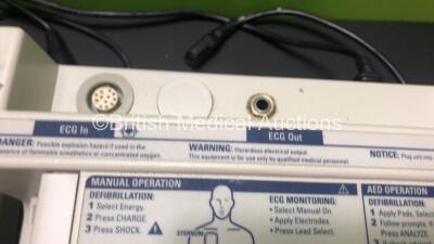 4 x Philips Heartstart XL Smart Biphasic Defibrillators with ECG and Printer Options, 4 x Test Loads, 4 x Paddle Leads, 4 x 3 Lead ECG Leads and 4 x Batteries (All Power Up) *US00122134 / US00448295 / US00116839 / US00588708* - 9