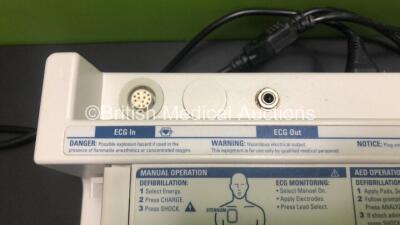 4 x Philips Heartstart XL Smart Biphasic Defibrillators with ECG and Printer Options, 4 x Test Loads, 4 x Paddle Leads, 4 x 3 Lead ECG Leads and 4 x Batteries (All Power Up) *US00452787 / US00128678 / US00452788 / US00452784* - 9