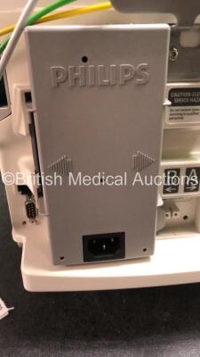 2 x Philips MRx Defibrillators Including ECG and Printer Options with 2 x Philips M3539A Power Adapters 2 x Paddle Lead, and 2 x 3 Lead ECG Leads (Both Power Up) *US00546536, US005747548* - 7