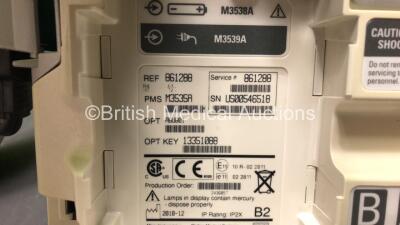 1 x Philips MRx Defibrillator Including ECG and Printer Options with 1 x Philips M3539A Power Adapter and 1 x Philips M3538A Battery 1 x Paddle Lead, 1 x Philips M3725A Test Load1 and 1 x 3 Lead ECG Lead (Powers Up) *US00546518* - 4