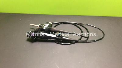 Olympus BF-260 Video Bronchoscope in Case - Engineer's Report : Optical System - No Fault Found, Angulation - No Fault Found, Insertion Tube - Badly Crushed, Light Transmission - No Fault Found, Channels - No Fault Found, Leak Check - No Fault Found *2701 - 2