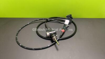 Olympus GIF-XQ230 Video Gastroscope - Engineer's Report : Optical System - Untested Due to Damaged Hub, Angulation - No Fault Found, Insertion Tube - No Fault Found, Light Transmission - No Fault Found, Channels - No Fault Found, Leak Check - No Fault Fou