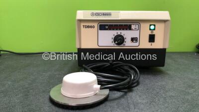 Eschmann TDB60 Electrosurgical Diathermy Unit with Footswitch (Powers Up)