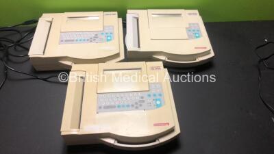 3 x Marquette Hellige CardioSmart ECG Machine (All Power Up)