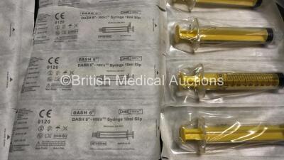 Job Lot of Consumables Including Infusion Pump Burette Sets, Alaris SE Pump Valves and 10ml Syringes *All in Date* - 2