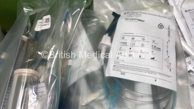 Job Lot of Consumables Including Infusion Pump Burette Sets, Alaris SE Pump Valves and 10ml Syringes *All in Date* - 3